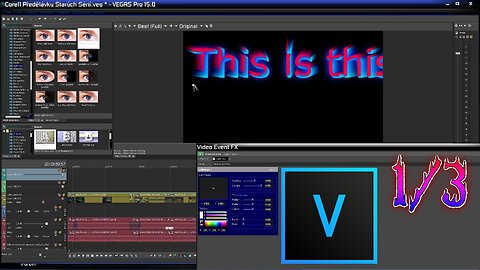 Video Creation Tutorials |06| Magix Vegas Pro Basics part ⅓ [EN/CZ]