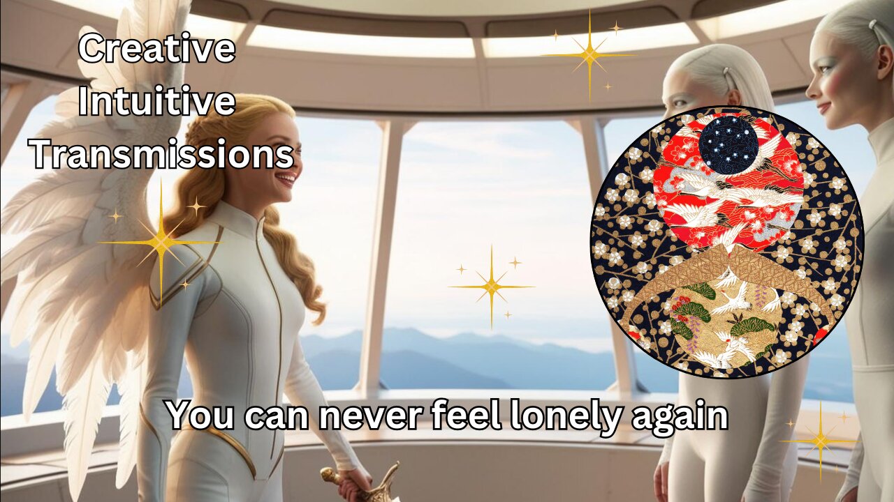 You can never feel lonely again | Creative Intuitive Transmission | High vibration art