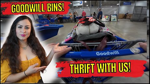 Hitting Up The Goodwill Bins! | Finding Items To Flip For a Profit! #resellerlife #ebay #poshmark