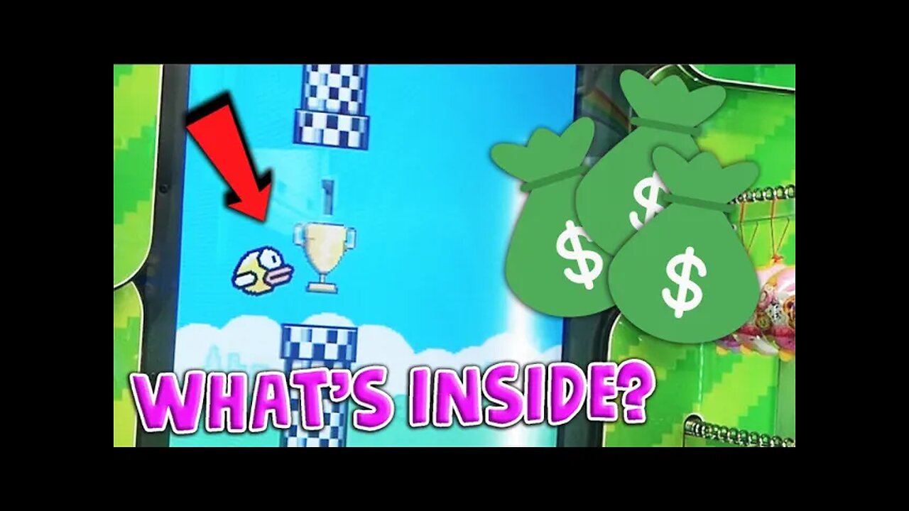 WINNING A HUGE MYSTERY BAG AT THE ARCADE!