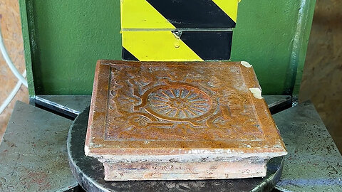 50-Year-Old Tile Vs Hydraulic Press