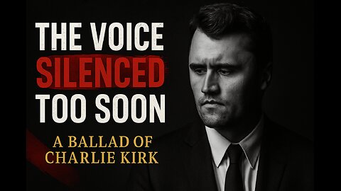 LIVE PREMIERE" "A BALLAD TO CHARLIE KIRK" from Professor Toto - to the world.