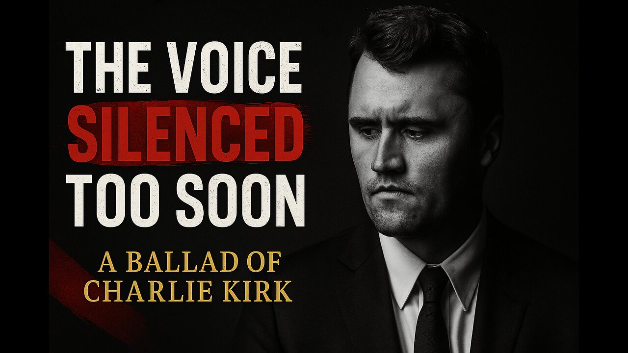 LIVE PREMIERE" "A BALLAD TO CHARLIE KIRK" from Professor Toto - to the world.