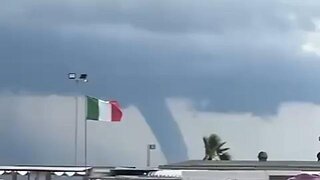 Waterspout spotted in Sottomarina, Province of Venice, Italy