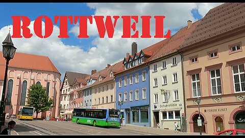 Walking in ROTTWEIL,Germany.