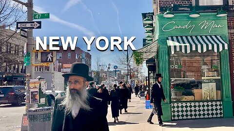 Inside NYC's Hasidic Jewish Community Borough Park Brooklyn New York City 4K Walking Tour 2025