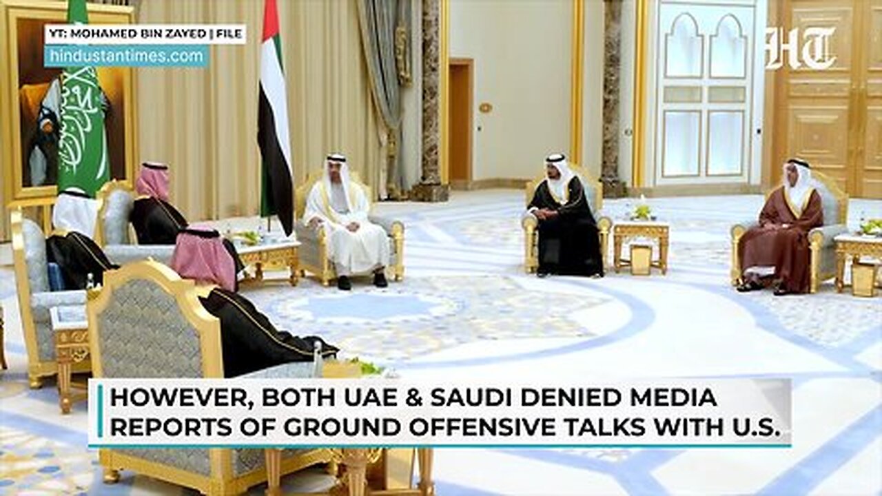 Trump’s Top Arab Ally Visits Iran Amid Struggle Against Houthis; Indirect Plea To Tehran Amid War