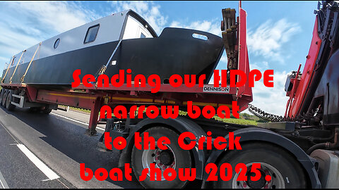 We sent our HDPE narrow boat to the Crick boat show 2025.