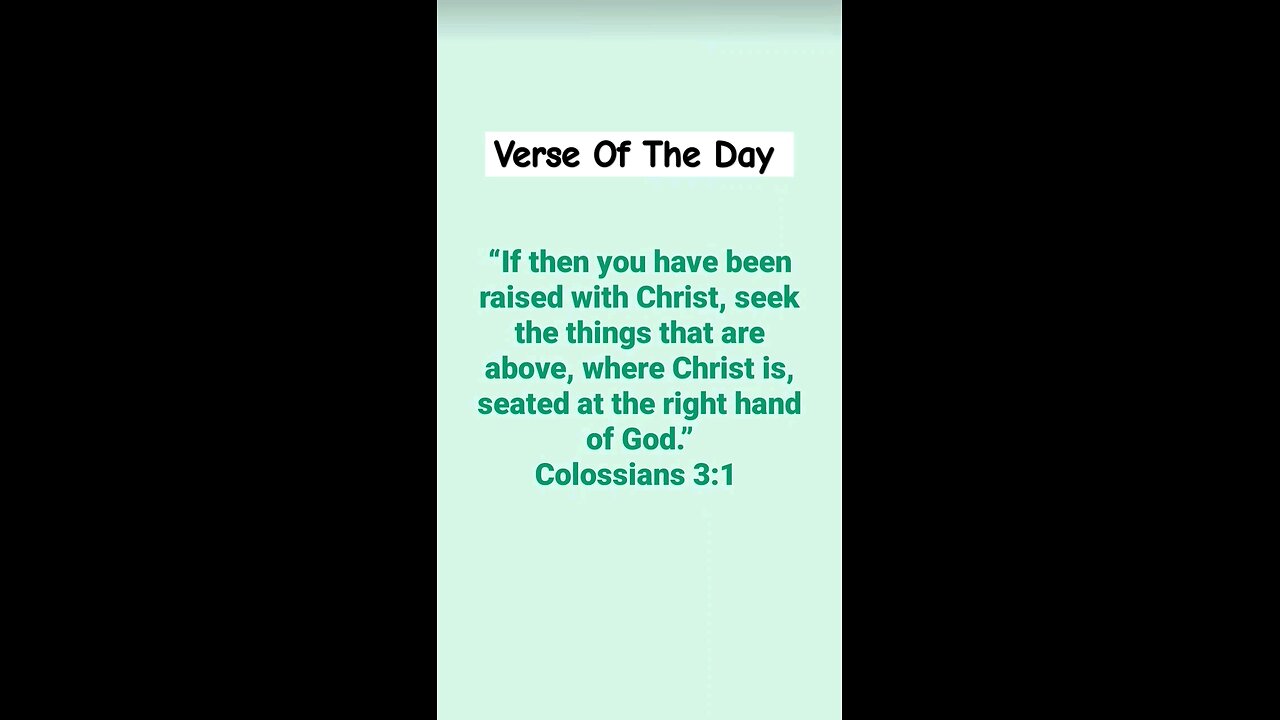 Verse Of The Day