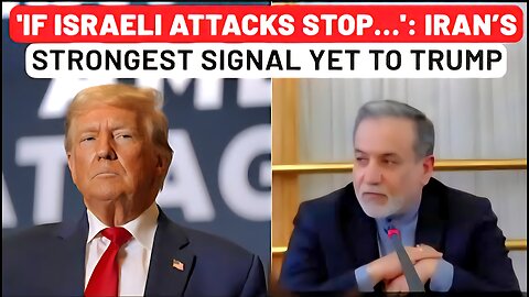 Iran’s Red Line Message Trump Can’t Afford to Ignore Araghchi s Speech Carries Big Hint
