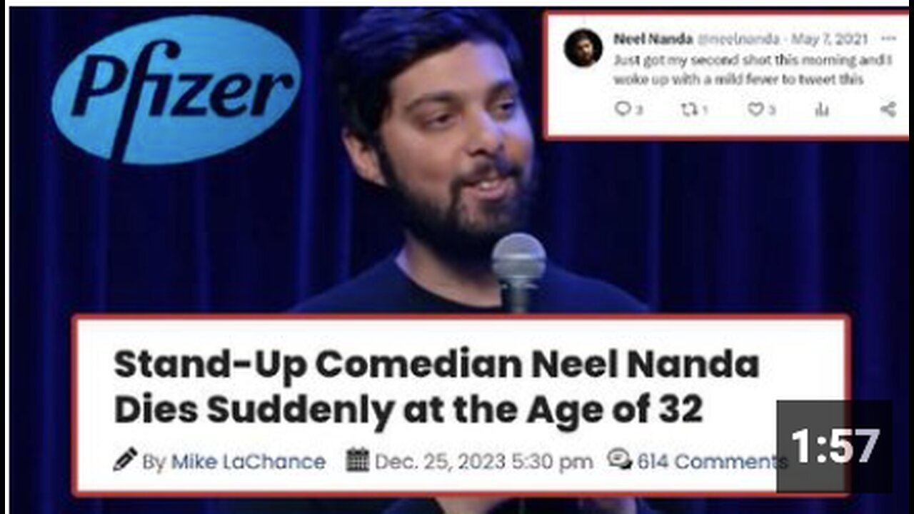 "Comedian Promoting Vaccinations Suddenly Dies!"