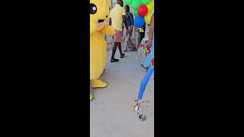 Houston mascot character pikachu birthday party pokemon aim #party #characters #shorts