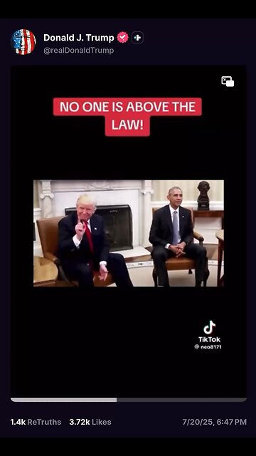 Trump Just Truthed Ai Video Of Obama Getting Arrested Cuffed & In Prison!💪🏽🔥💥