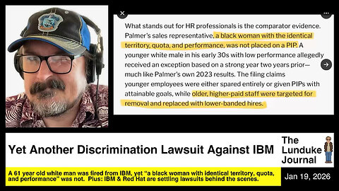 IBM Sued for Discrimination. Again.