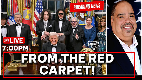 LIVE FROM THE RED CARPET: President Trump Melania Trump, Sylvester Stallone, KISS And Others