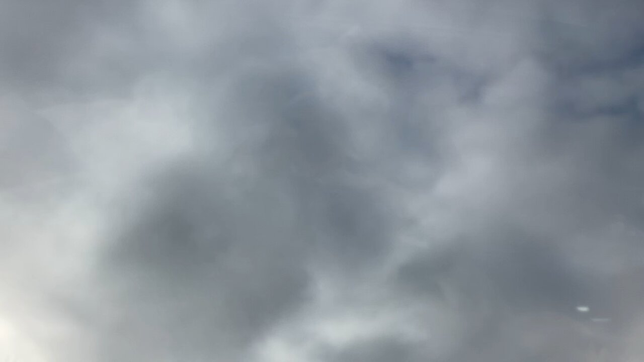Peaceful Clouds slowly changing Ocala Florida