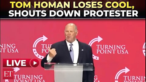 Tom Homan Delivers Fiery Speech Against Anti-ICE Protestors