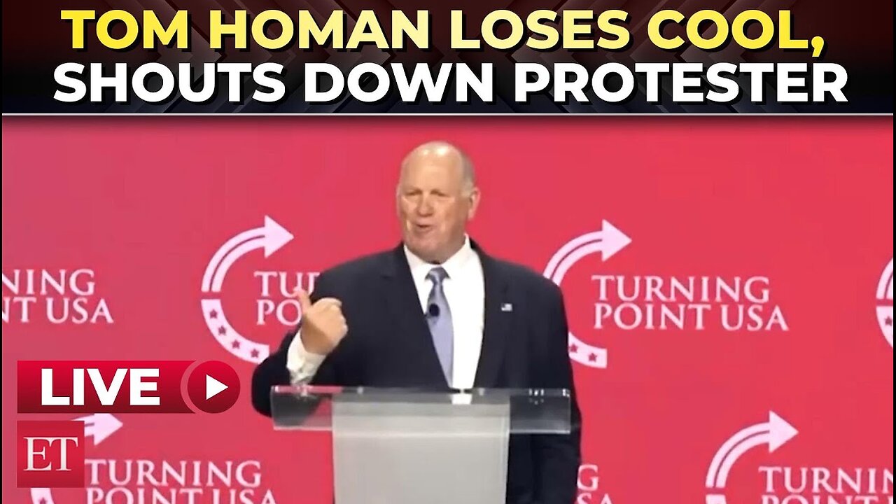 Tom Homan Delivers Fiery Speech Against Anti-ICE Protestors