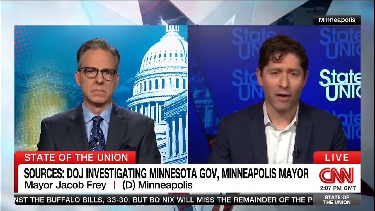 Mayor Frey Thinks DOJ Is Investigating Him For Speech, Not His Actions