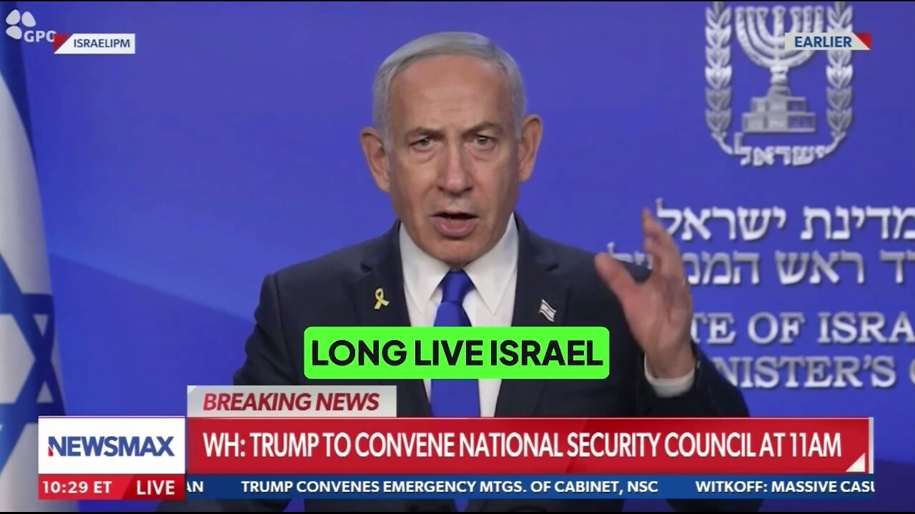 Netanyahu: Israel’s Military Operation Against Iran Will “Help Make the World a Much Safer Place”