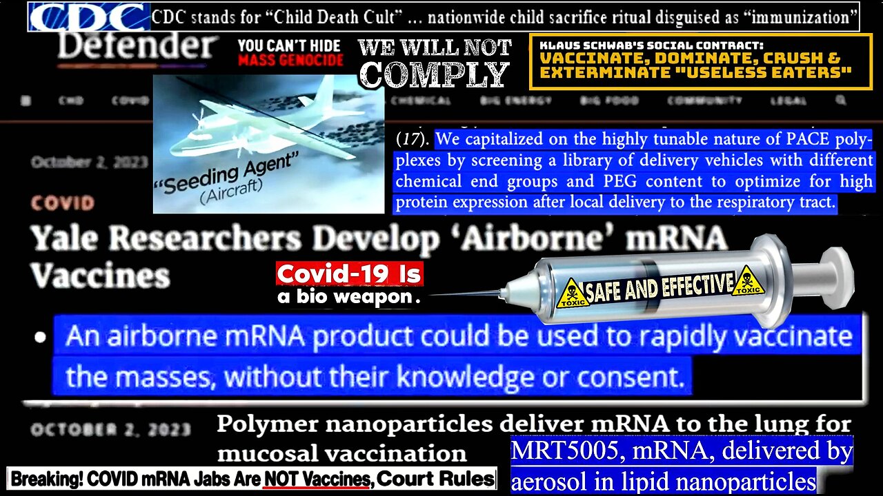 Dr. Sam Bailey: ‘Air-Dropped’ mRNA Vaccines — Fact or Fiction (compilation version)