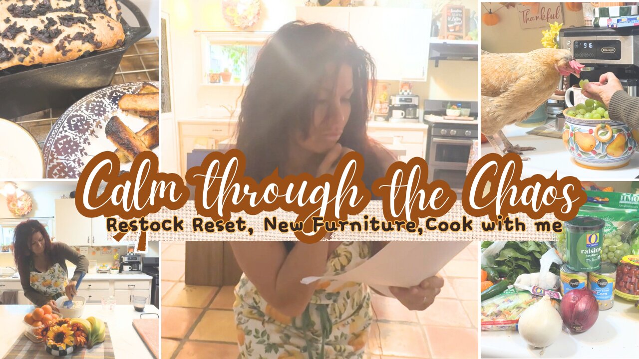 DAY IN THE LIFE // NEW FURNITURE // RESTOCK, RESET & MEAL PREP