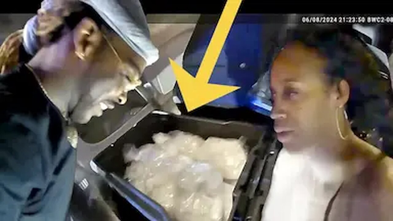 115 Lbs. of Drugs Found in Their Rental Car. BODYCAM