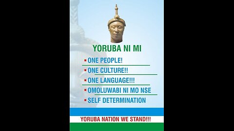 DAY 47 WE NEVER STOP OUR QUEST TO SELF DETERMINATION YORUBA NATION THE ONLY SOLUTION