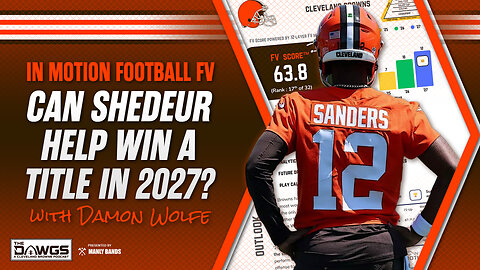 Can Shedeur Make the Browns Contenders in 2027? FV Model with Damon Wolfe