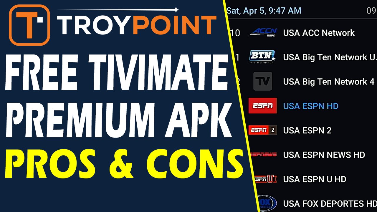 Free TiviMate Premium APK (Mod) with Pros & Cons