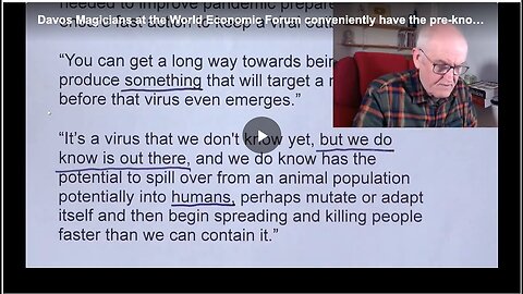 "Exploring WEF's Prior Knowledge of Disease X: A Convenient Truth?"