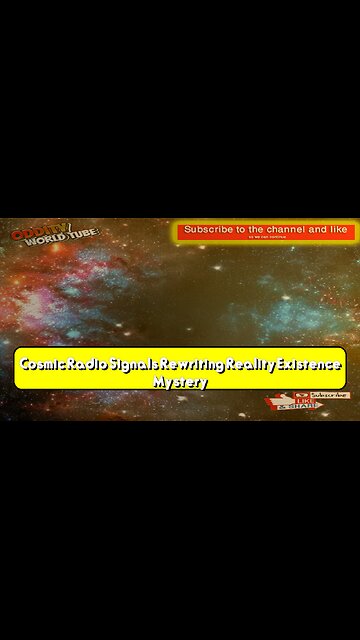 Cosmic Radio Signals: Rewriting Reality? Existence Mystery #Cosmos #Space #RadioWaves