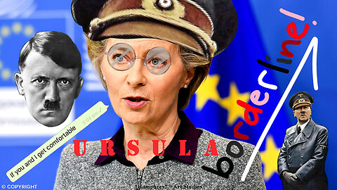 #URSULA BORDERLINE RIDENS - “CARI EUROPEI, MANDATE TUTTI I VOSTRI RAGAZZI ALLA GUERRA... I MIEI FIGLI PERÒ NO!!...” 👿🤡👿
