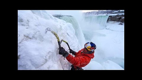Ice Climbing Frozen Niagara Falls - Will Gadd's First Ascent
