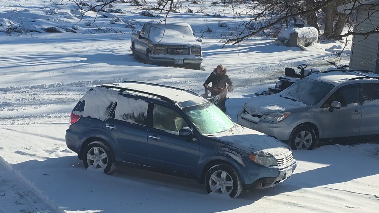 SweetRae and the blower