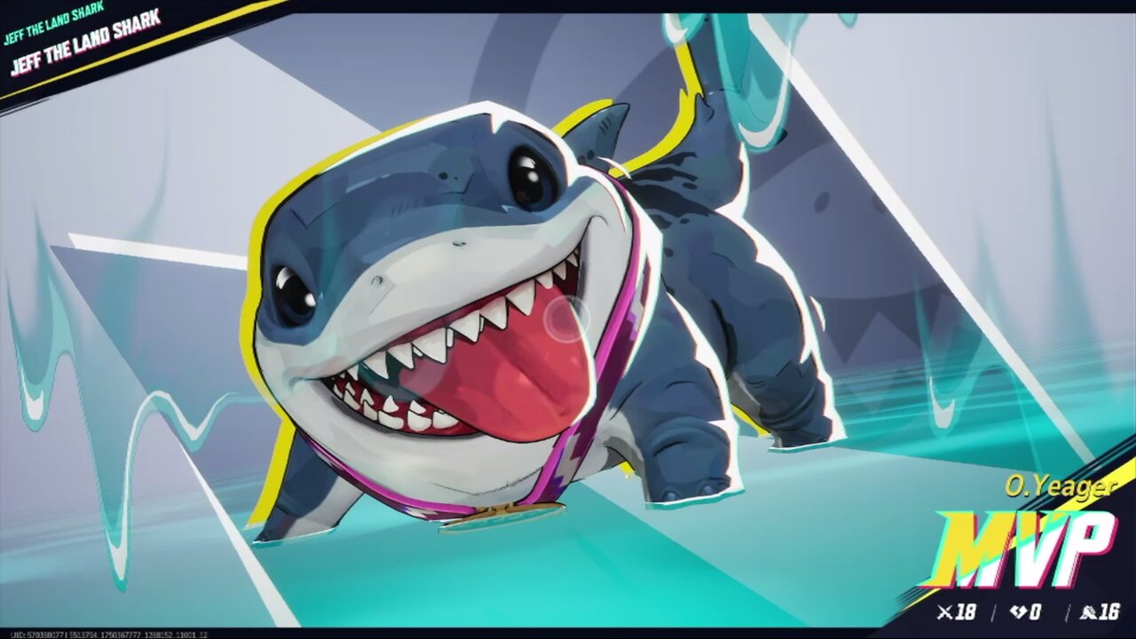 Jeff the Land Shark is the MVP. Thanks O. Yeager