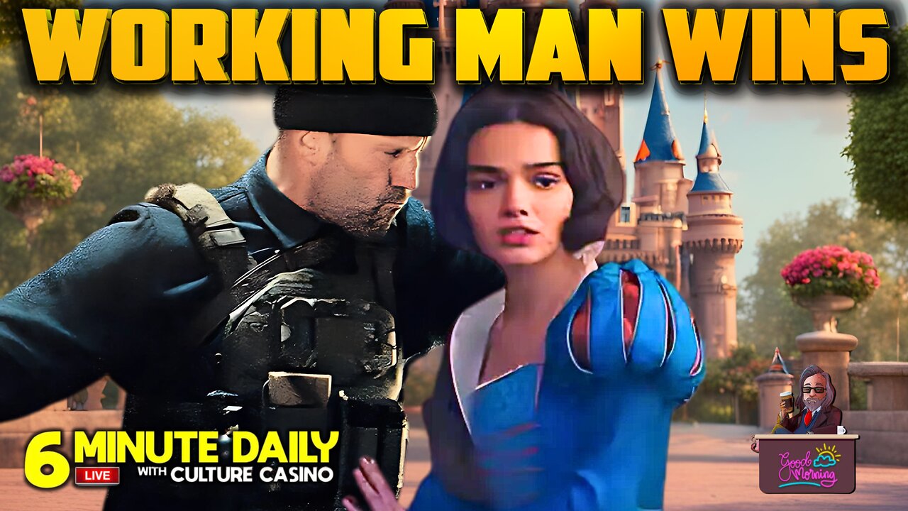 Working Man Wins as Snow White Falls Down - Today's 6 Minute Daily - March 31st