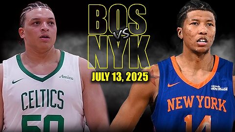 Boston Celtics vs New York Knicks Full Game Highlights | 2025 NBA Summer League