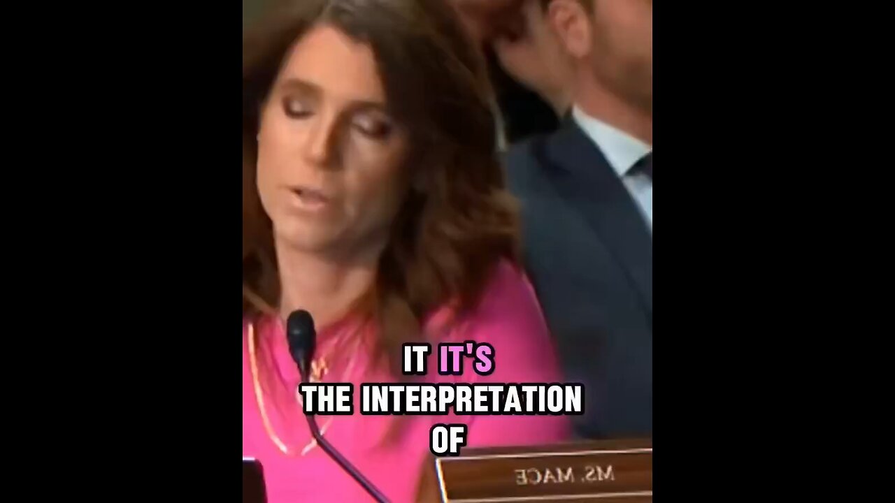 Nancy Mace defines illegals when it comes to census numbers and dada.