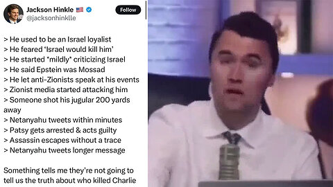 Before being Assassinated, Charlie Kirk admitted that Jews are behind the Anti-White Agenda! ✡