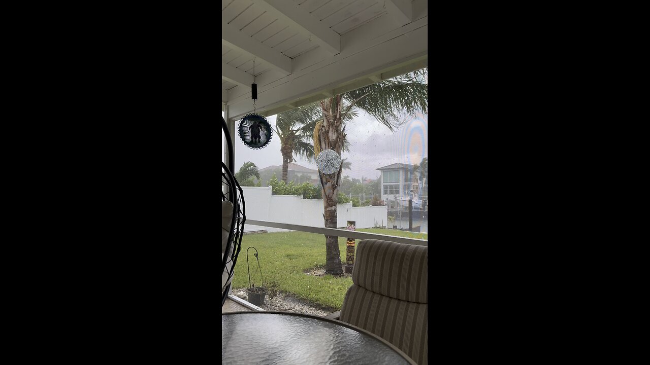 Wild Windy Florida Thunderstorm! | 4K