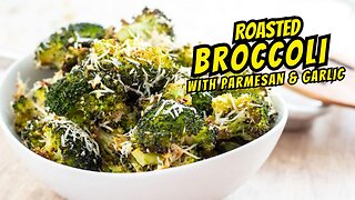 Roasted Broccoli with Garlic and Parmesan