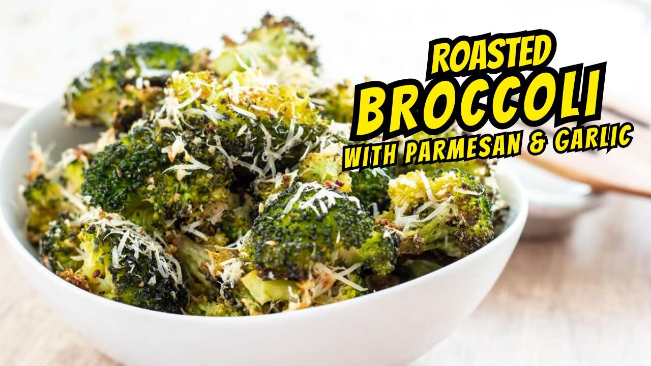 Roasted Broccoli with Garlic and Parmesan