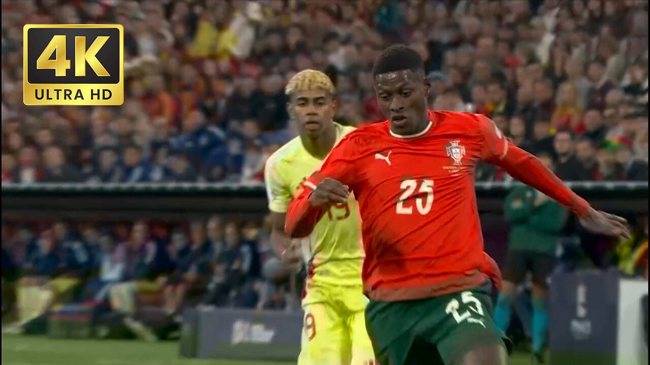 Nuno Mendes vs Spain