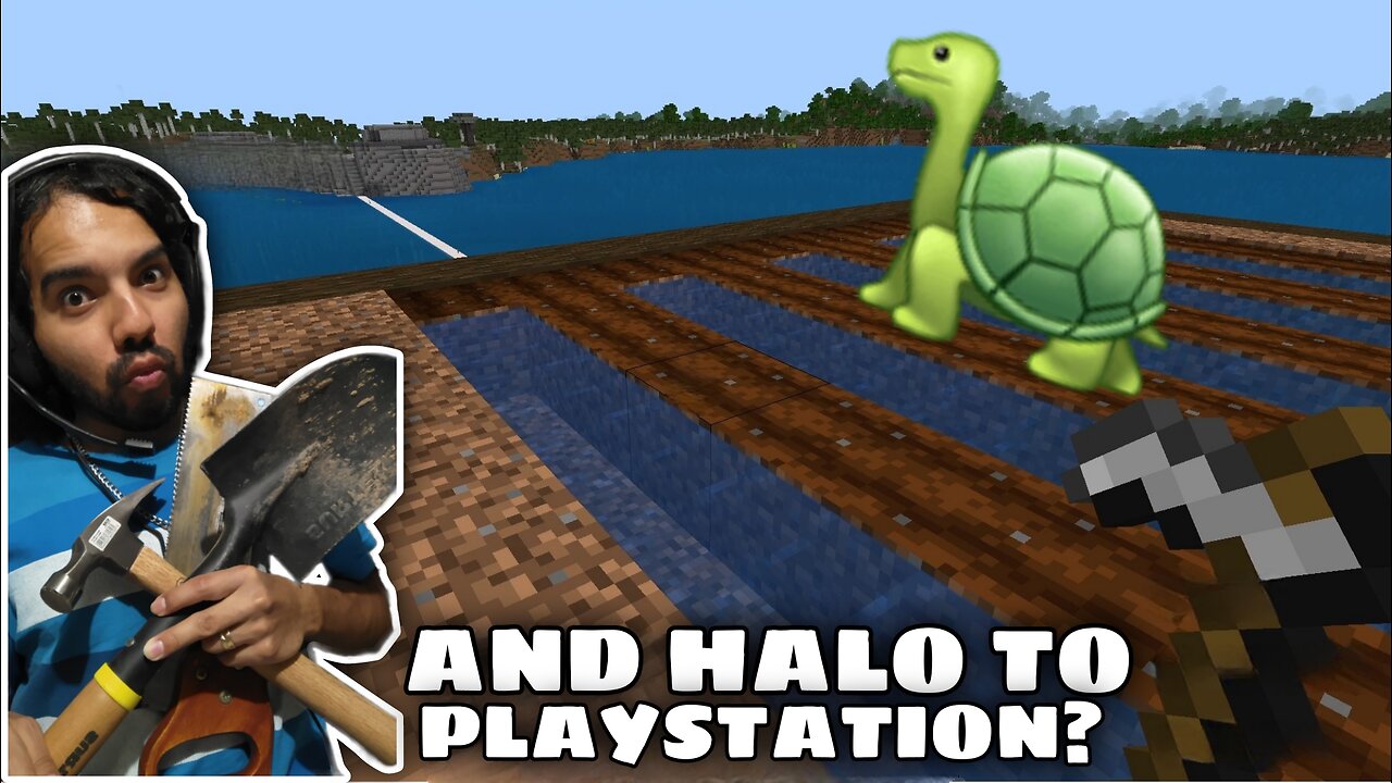 STILL A BIG TURTLE HOME | We're Playing MINECRAFT Again