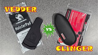 Vedder Holster Pad vs Clinger Cushion