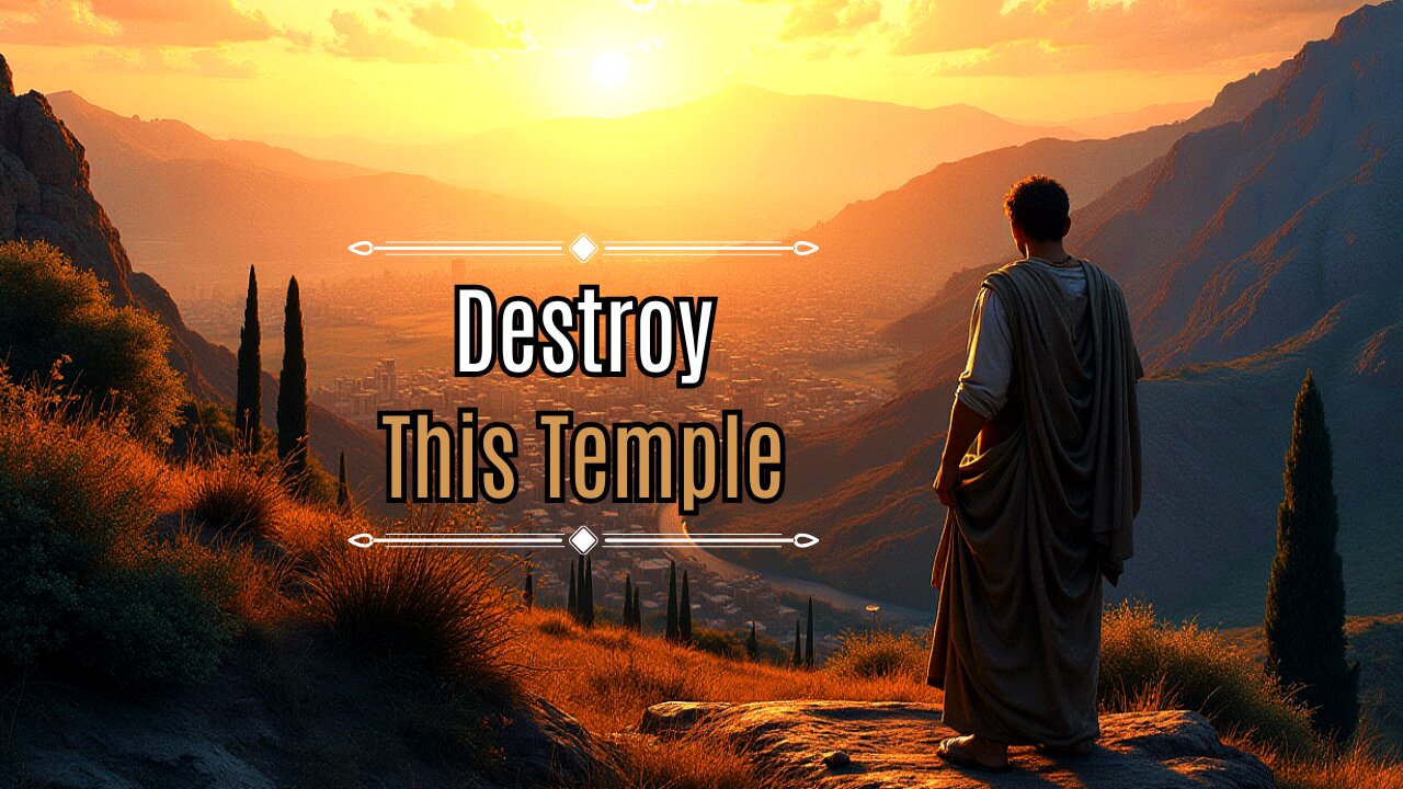 Breaking News: Destroy This Temple, It Will Rise!