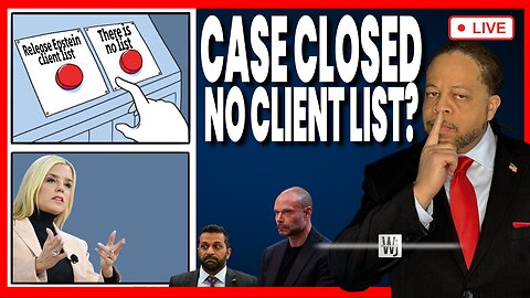 CASE CLOSED - THERE IS NO EPSTEIN CLIENT LIST