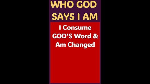 I CONSUME GOD'S WORD AND AM CHANGED #wordofgod #Jesus #wisdom #God #spirituality #power #love