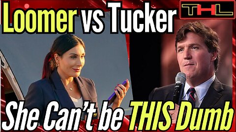 Zionist Psychopath, Laura Loomer ATTACKS Tucker Carlson, and it does not end well for her